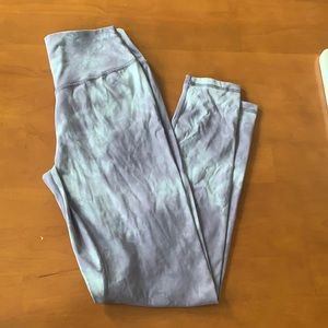 Kamo Fitness Purple Tie Dye leggings